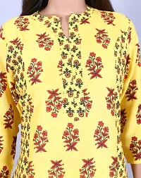 Classic Rayon Printed Kurta For Women-thumb4