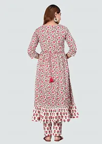 Women Casual Floral Printed Cotton Kurta pant-thumb3