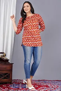 MIYANBAZAZ Women's Casual Printed Cotton Top-thumb3