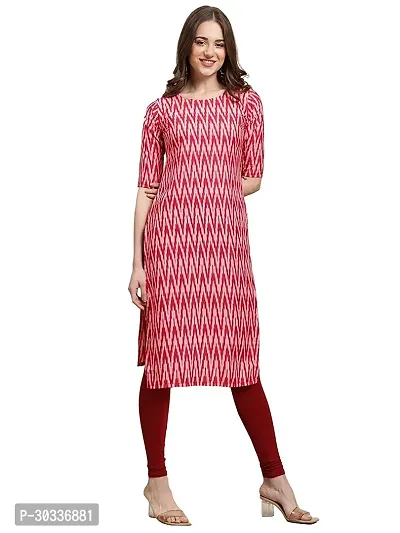 Stylish Pink Crepe Kurta For Women-thumb0