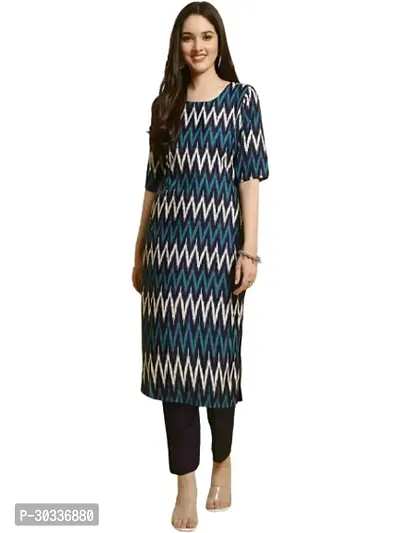 Stylish Black Crepe Kurta For Women-thumb0