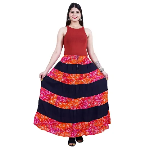 Stunning Cotton Printed Skirts For Women