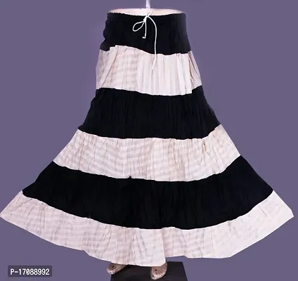 Stunning Multicoloured Cotton Long Skirts For Women