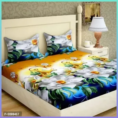 Cotton Bedsheet with 2 pillow cover