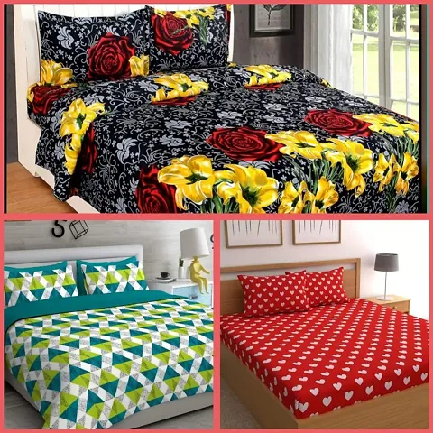 Must Have Bedsheet Combo Of 3