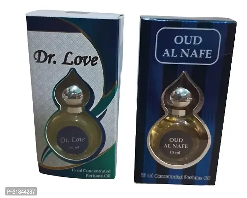 Dr, Love  Oud Al Nafe Attar perfume 15 ml pack of 2