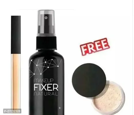 Classic Combo Pack Of Concealer, Fixer And Loose Powder , Pack Of 3-thumb0