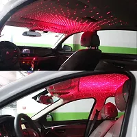 360 Degree Pattern Changing USB Star Projector Led Light USB Night Light for Cars, Bedroom, Truck LIGHT Led Light (red)-thumb3