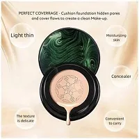 Sunisa 3 in 1 CC and BB Water Proof Foundation Concealer Cream with Air Cushion Mushroom (Natural)-thumb3