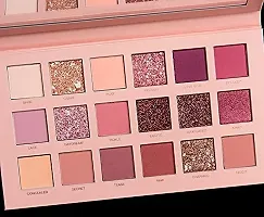MADE FOR YOU Nude Eyeshadow Palette 18 Color Makeup Palette Highlighters Eye Make Up High Pigmented Professional Mattes and Shimmers-thumb1