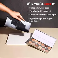 Full Coverage 12 Shades Supracolor Flawless Super Blendable, Waterproof, Long Lasting Dermacolor Mousse Foundation Palette for All Skin Types-thumb1