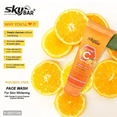 Vitamin C Face Wash with Vitamin C and Turmeric for Skin Illumination - 100ml-thumb2