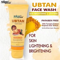 Ubtan Natural Face Wash for All Skin Type with Turmeric  Saffron for Tan removal and Skin brightning 100 ml-thumb3