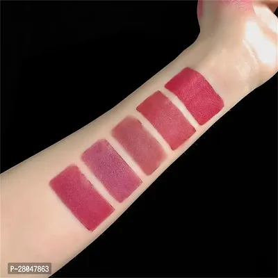 Red Lipstick Combo Pack - 4Pcs Liquid Mini Lipsticks  5in1 Matte Lipstick Set for Women - Long Lasting, Waterproof Lip Color-thumb3