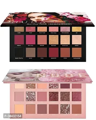 Rose Gold Remastered Edition + Nude Edition Eyeshadow Makeup Kit (Combo of 2 Eyeshadow)-thumb2