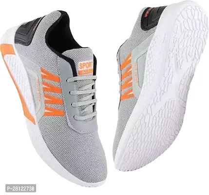 Stylish Grey Sports Shoes For Men Pack Of 1