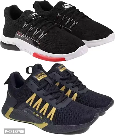 Stylish Sports Shoes For Men Pack Of 2-thumb0