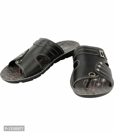 Black Sandals   Floaters For Men-thumb3
