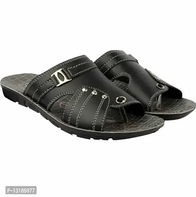 Black Sandals   Floaters For Men-thumb0