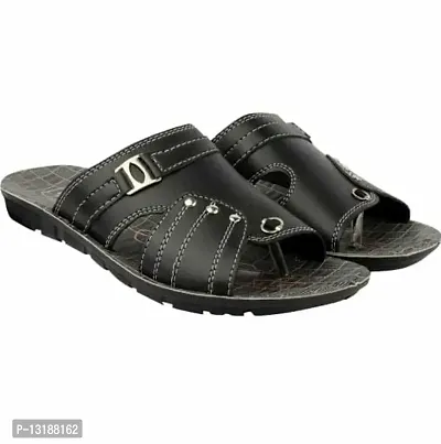 RAYS Men's PVC Sole Synthetic Leather Outdoor Multicolor Floaters/Sandals In Combo (Pack Of 2, 8 Uk) (numeric_8)-thumb3