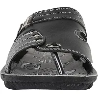 RAYS Black Casual Sandal Comfortable Sandals for Men's Size-6-thumb1