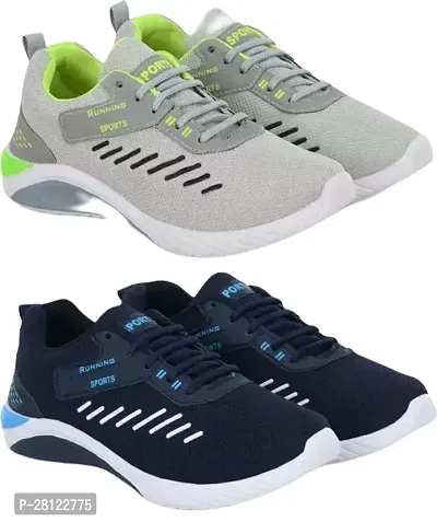 Stylish Sports Shoes For Men Pack Of 2-thumb0