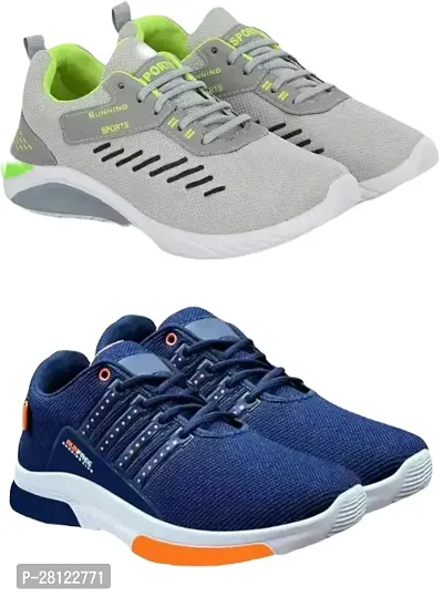 Stylish Sports Shoes For Men Pack Of 2-thumb0