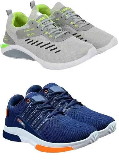 Stylish Sports Shoes For Men Pack Of 2