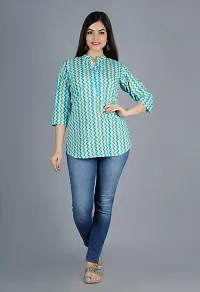 Classic Cotton Printed Tops for Womens-thumb1