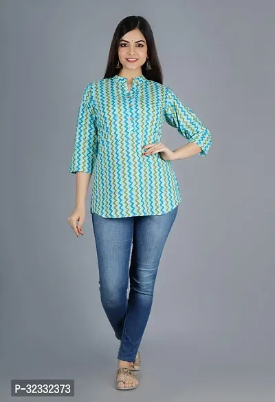 Classic Cotton Printed Tops for Womens-thumb2