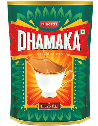 Rungta's Dhamaka Ctc Tea - 1 kg | Strong Chai from the Best Chosen Leaves, Rich in Healthy Flavonoids - Premium Powdered Black Tea