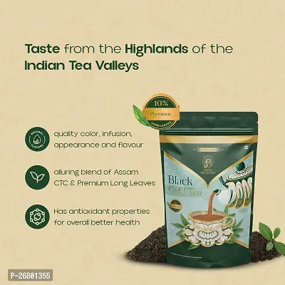 Green Beverages Black Gold Assam Premium Tea 1 kg | Blend of Select Assam Gardens | Leaf Tea-thumb2