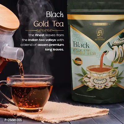 Green Beverages Black Gold Assam Premium Tea 1 kg | Blend of Select Assam Gardens | Leaf Tea-thumb4