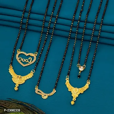 New Stylish Pack Of 5 Combo Women Mangalsutra Set-thumb0