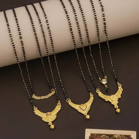 New Stylish Pack Of 5 Combo Women Mangalsutra Set