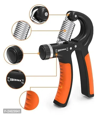 Worldfit Adjustable Hand Grip Strengthener, Hand Gripper for Men  Women for Gym Workout Hand Exercise Equipment to Use in Home for Forearm Exercise Finger Exercise Power Gripper