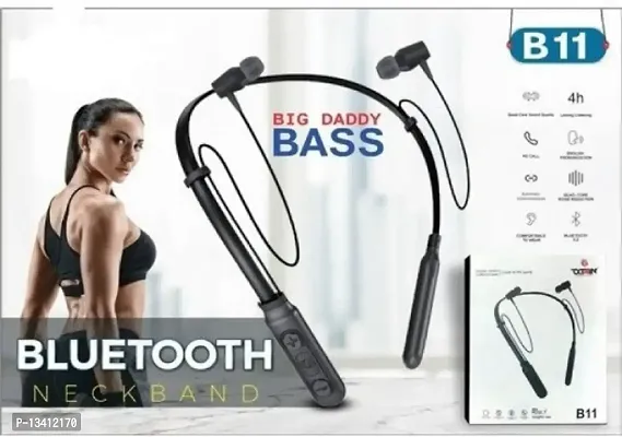 Classy Wireless Bluetooth Neck Band-thumb0