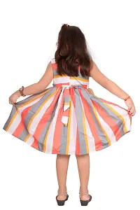Milatra Fashion Girls Cotton Toddler Belted Dress | Parrot | Milatra Fashion-1052-thumb2