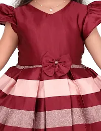 Milatra Fashion Girls Cotton Toddler Belted Dress | Multicolor | Milatra Fashion-1068-thumb1