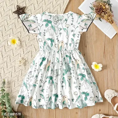 Classic Printed Dresses For Girls-thumb2