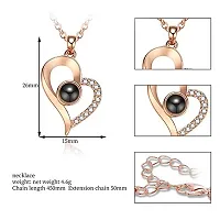 DABKIYA JEWELLRY Copper Fashion Sweetheart Necklace Copper Plated Alloy Necklace-thumb4