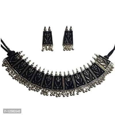 Beaded Black Choker Necklace for casual wears-thumb0