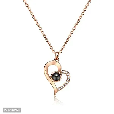 DABKIYA JEWELLRY Copper Fashion Sweetheart Necklace Copper Plated Alloy Necklace-thumb4