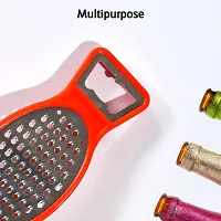 Eva Homes 3 in 1 Multipurpose Pack of 1 Peeler / Vegetable Scrapper Double Edge Serrated Grater with Garlic Shredder-thumb4