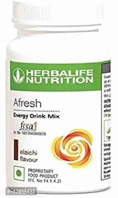 Herbalife Nutrition Afresh Energy Drink Mix - Elaichi - 50Gm-thumb0