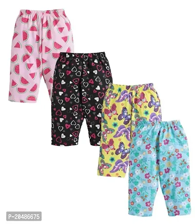 Bluebuck? Girls Allover Printed 3/4th - Combo Pack