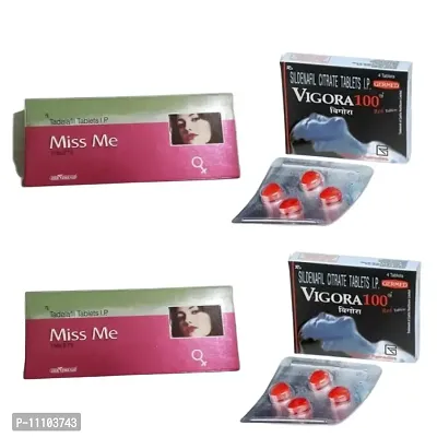 Miss Me Women sex tablet 2 + Vigora 100MG For Men sex tab 2-thumb0