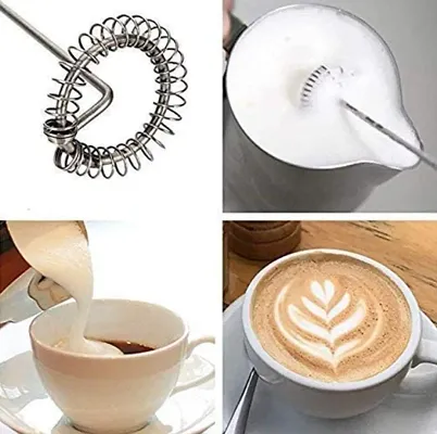 Mini Coffee Milk Egg Beater Electric Foam Hand Blender Mixer Sleek