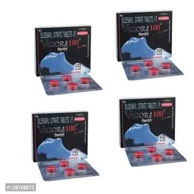 Vigore 100 sildenafil red sex Tablet pack of 4-thumb0