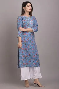 Mayero Womens Floral Printed Kurta With Palazzo Set-thumb1